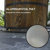 Smokeless Fire Pit, Portable Camping Bonfire Stove with Mat for Backyard Patio Picnic, Magnesium Oxide, Brown