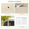 10' x 10' Pop Up Canopy Tent, Instant Sun Shelter with Netting, Windows and Carry Bag, Height Adjustable