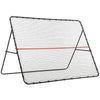 Soccer Rebounder Net, Adjustable and Foldable Multi-Sport Training Bounce Back Net, Target Goal for Soccer Practice and Training, 8.5' x 6.5'
