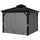 10' x 10' Hardtop Gazebo, Pavilion Gazebo with Curtains, Nettings, Aluminum Frame, Hooks, for Garden, Patio, Light Gray