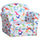 Kid's Sofa Armchair with Dinosaur Design and Thick Padding