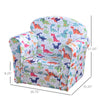 Kid's Sofa Armchair with Dinosaur Design and Thick Padding