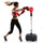 Punching Bag Free Standing w/ Boxing Gloves Height Adjustable Boxing Ball Set  Great For Training, Exercise, Fitness & Stress Relief - Red