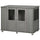 Dog Crate Furniture, Wooden End Table Furniture with Lockable Magnetic Doors, Extra Large Size Pet Kennel Dog Cage, Gray
