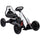 Kids Pedal Go Kart Outdoor Ride on Toy with Adjustable Seat, Swing Axle, Handbrake, 4 Wheels for Boys and Girls Aged 3-8 Years Old, White