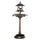 3-in-1 Garden Bird Bath Bowl Pedastal with Bird Feeder, Large Water Basin, & Underneath Flower Planter