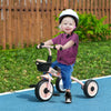 Kids Tricycle for Toddlers Age 2-5 with Adjustable Seat, Toddler Bike for Children with Basket, Bell, Handlebar Grips, Pink