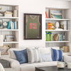 26" x 35" Shadow Box Frame, UV-Resistant Jersey Display Case with T-shirt Hanger and 2 Keys, Brown