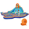 4 in 1 Kids Bounce House W/ Slide, Pool, Climbing Wall, Water Cannon, Blower, Carrying Bag for 3-8 Years