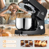 6 Qt Stand Mixer with 6+1P Speed, 600W Tilt Head Kitchen Electric Mixer with Stainless Steel Beater, Dough Hook and Whisk for Baking Bread