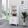 69" Kitchen Buffet Hutch with 3-Tier Shelving, Freestanding Storage Pantry Cabinet, Sideboard with Shelves and Open Countertop, White