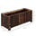 39" x 16" x 16" Wooden Raised Bed Garden Flower Planter Box for Vegetables and Herbs with 4 Drainage Holes Rustic Column Edge