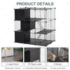 Pet Playpen DIY Small Animal Cage Fence with Door Storage Shlef Indoor Outdoor for Kitten Bunny Chinchilla Pet Mink