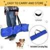 3PCs Portable Pet Agility Training Equipment for Dogs w/ Adjustable Weave Pole, Jumping Ring, Adjustable High Jump