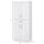 Modern Kitchen Pantry Freestanding Cabinet Cupboard with Doors and Shelves  Adjustable Shelving  White