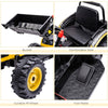 Kids Ride On Excavator, 6V Battery Tractor with Music and Headlights, Yellow