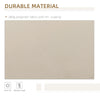 Retractable Awning 12' x 10' Manual Outdoor Sunshade Shelter for Patio, Balcony, Yard, with Adjustable & Versatile Design, Beige