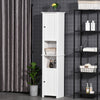Tall Bathroom Cabinets Bathroom Linen Cabinet 67" Wood Free Standing Bathroom Linen Tower Storage Cabinet Toiletry Cabinet White