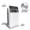 12,000 BTU Portable Air Conditioner with Remote