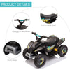 6V Kids Electric Ride on Car with Forward / Reverse Functions for 3-5 Year Olds, Black