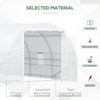 Freestanding High Tunnel Walk-In Garden Greenhouse Kit with Large Footprint & Tough PE Walls 20 x10 x7 White