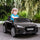 6V Audi TT RS Kids Licensed Electric Sports Car Ride On Toy One Seat Battery Powered High/Low Speed Headlight Music and Remote Control - Black