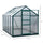 10' x 6' x 7' Aluminum Polycarbonate Walk-In Garden Greenhouse UV-Resistant