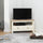 Corner TV Stand Up To 50", Entertainment Center TV Console Table with Drawers and Open Storage Compartment for Living Room, White