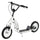 Youth Scooter Front and Rear Caliper Dual Brakes 12-Inch Inflatable Front Wheel Ride On Toy For Age 5+ - White