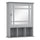 Bathroom Wall Cabinet Wall Mount Medicine Cabinet With Mirror Door And Open Shelves Storage Organizer For Bathroom Kitchen Bedroom Grey