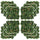 12PCS Artificial Boxwood Wall Panels 20" x 20" Photinia Serrulata Privacy Fence Screen Faux Hedge Greenery Backdrop for Home Garden Backyard