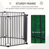 Dog Playpen with Door & Removable Cover for Small & Most Medium Sized Dogs Indoor & Outdoor Use, 47" H
