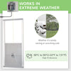 Automatic Chicken Coop Door with Timer & Multi-modes Weatherproof Chicken Door, Full Aluminum Body, 6V DC Power Supply/Battery Powered, Silver