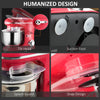 Stand Mixer with 6+1P Speed, 600W Tilt Head Kitchen Electric Mixer with 7.5 Qt Stainless Steel Mixing Bowl,for Baking Bread, Cakes, Cookie, Red