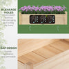 34"x34"x28" Raised Garden Bed 2-Tier Wooden Planter Box for Backyard, Patio to Grow Vegetables, Herbs, and Flowers