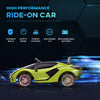 Lamborghini SIAN 12V Kids Rechargeable Ride On Car Toy w/ Remote Control, Green