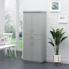 Modern Kitchen Pantry Freestanding Cabinet Cupboard with Doors and Drawer, Adjustable Shelving, Grey