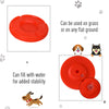 3PCs Portable Pet Agility Training Equipment for Dogs w/ Adjustable Weave Pole, Jumping Ring, Adjustable High Jump