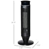 2-In-1 Tower Heater, Indoor Electric Space Heater with Oscillation, Remote Control, 8H Timer, Three Heating Modes(High, Low, Fan), 750W/1500W