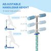 Kid's Adjustable Kick Scooter w/ Foldable 3 Wheel Design & Flashing LED Lights
