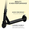 Stunt Scooter Pro Scooter Entry Level, Freestyle Scooter w/ Lightweight Alloy Deck for 14 Years and Up Teens, Adults, Black