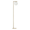 Metal Floor Lamp, Standing Light with 350Â° Adjustable Lampshade for Living Room, Bedroom, Office, Gold