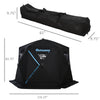 Outdoor Winter Ice Fishing Shelter w/ Included Carry Bag & Oxford Fabric Build