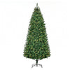 7.5ft Tall Pre-lit Pine Artificial Christmas Tree with Realistic Branches, 450 Warm White LED Lights and 1146 Tips