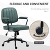 Microfiber Office Chair Desk Chair with 360 Degree Swivel Wheels Adjustable Height Tilt Function Green