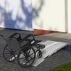 Textured Aluminum Folding Wheelchair Ramp, Portable Threshold Ramp 6', for Scooter Steps Home Stairs Doorways