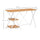 Computer Desk with Shelves, Wood Grain Writing Desk with 2-Tier Storage Shelves Home Office Desk Study Table Work Desk Corner Desk, Natural