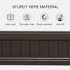 48" x 24" x 8" Raise Garden Bed Kit, Planter Box Above Ground for Flowers/Herb/Vegetables Outdoor Garden Backyard with Easy Assembly, Brown