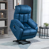 Lift Chair for Elderly Power Lift Recliner Chair with Side Pocket and Remote Control for Living Room Blue
