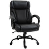 484LBS Ergonomic Executive Office Chair High Back Adjustable Computer Task Chair Swivel Big and Tall PU Leather Reclining Chair, Black